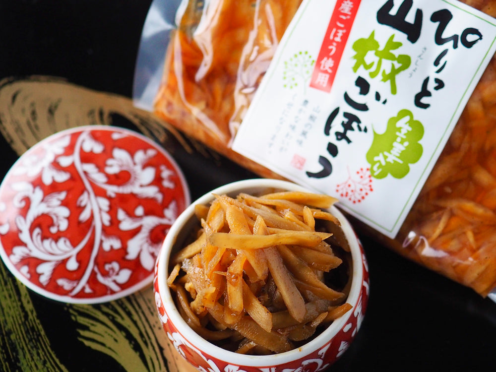 ぴりっと山椒ごぼう