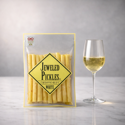 JEWELED　PICKLES　WHITE：白ワインごぼう
