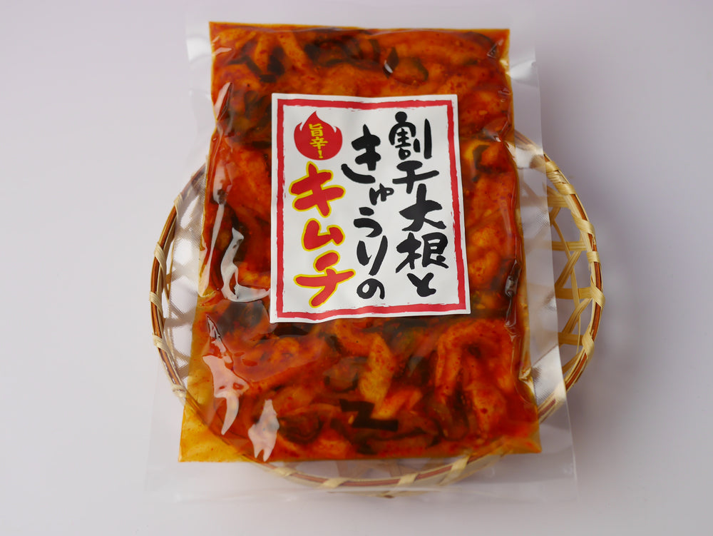 割り干し大根ときゅうりのキムチ（新商品） – OBANEYA