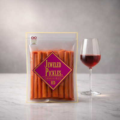 JEWELED　PICKLES　RED：赤ワインごぼう
