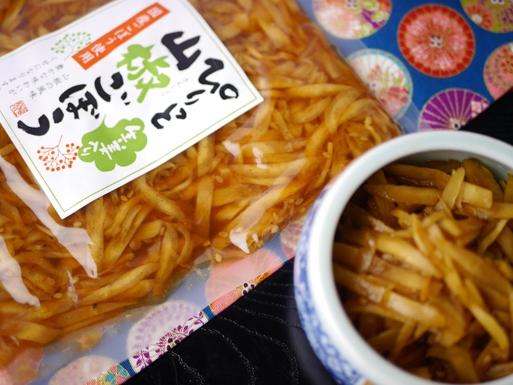 ぴりっと山椒ごぼう